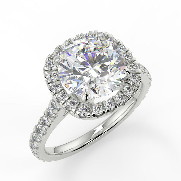 Mimosa Lab Created Diamond Engagement Ring