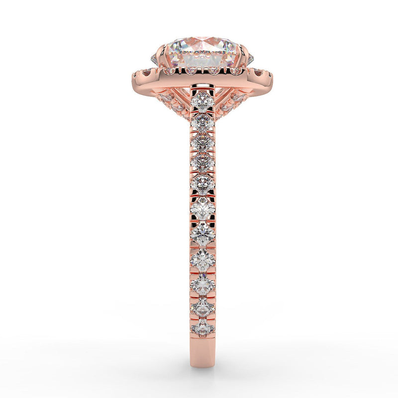 Mimosa Lab Created Diamond Engagement Ring