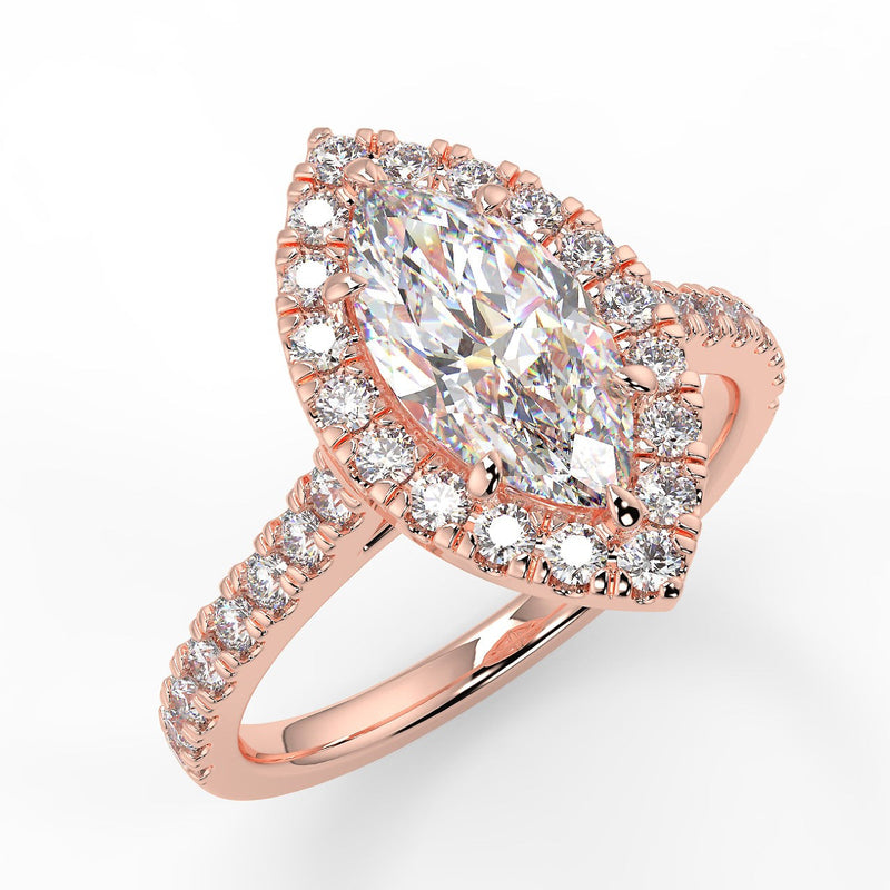 Miranda Lab Created Diamond Engagement Ring