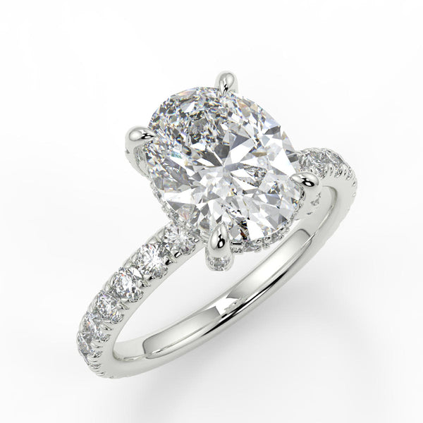 Noel Moissanite Engagement Ring