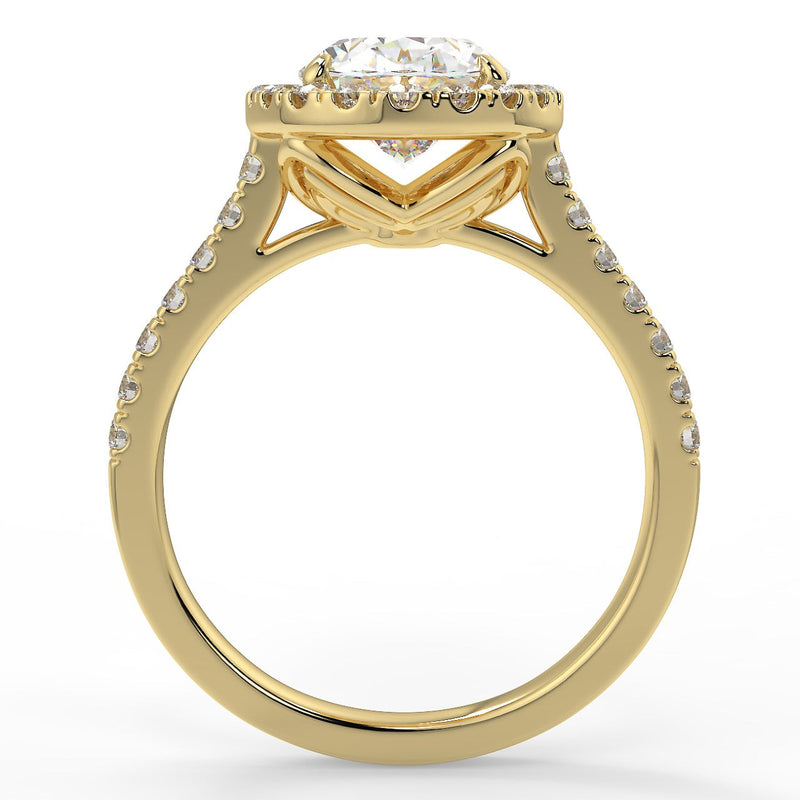 Orchid Lab Created Diamond Engagement Ring