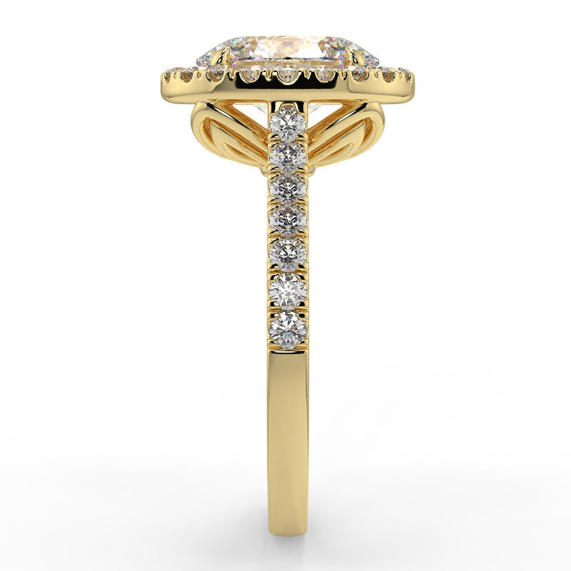 Orchid Lab Created Diamond Engagement Ring