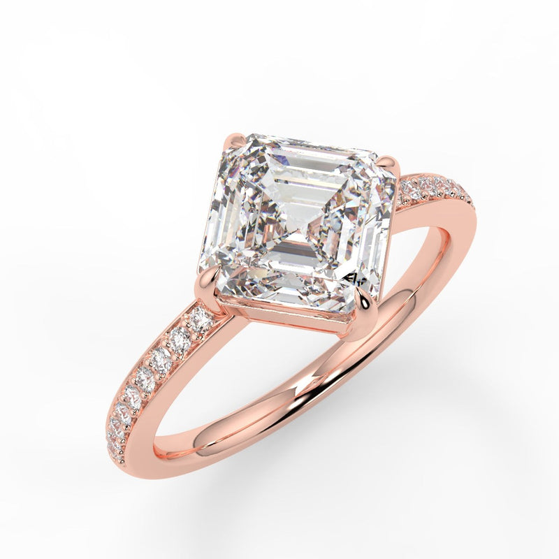 Pietra Lab Created Diamond Engagement Ring