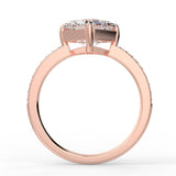 Pietra Lab Created Diamond Engagement Ring