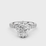 Destin Pave White Gold Engagement Ring Video