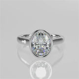 Andreia Bezel Moissanite Engagement Ring