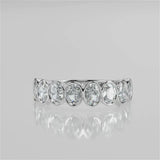 Olandria Wedding Band - Lab Created Diamond