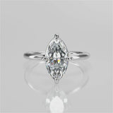 The "Rain" Marquise Lab Created Diamond Engagement Ring Video 