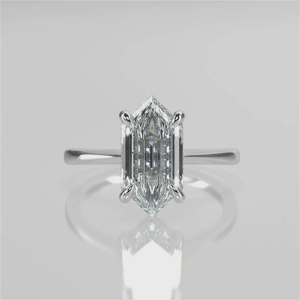 Hope Moissanite Engagement Ring