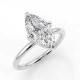 The "Rain" Ring Moissanite Engagement Ring