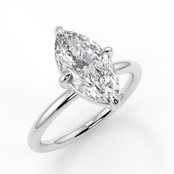 The "Rain" Lab Created Diamond Engagement Ring