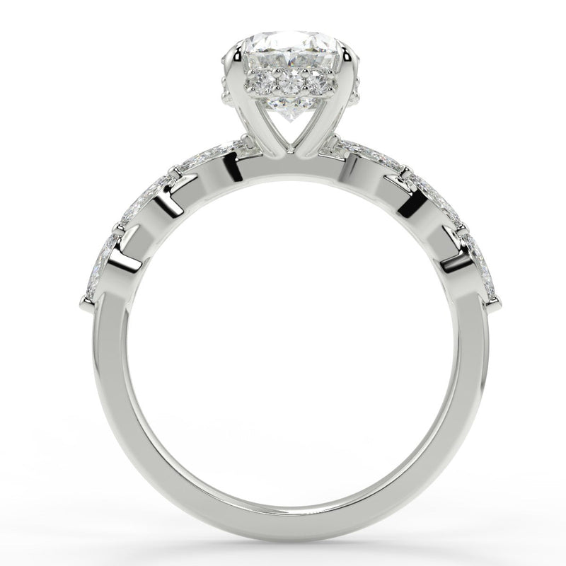 Stella Lab Created Diamond Engagement Ring