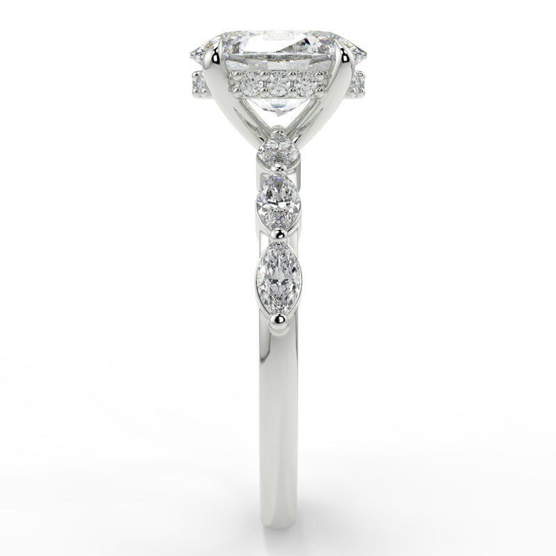 Stella Lab Created Diamond Engagement Ring