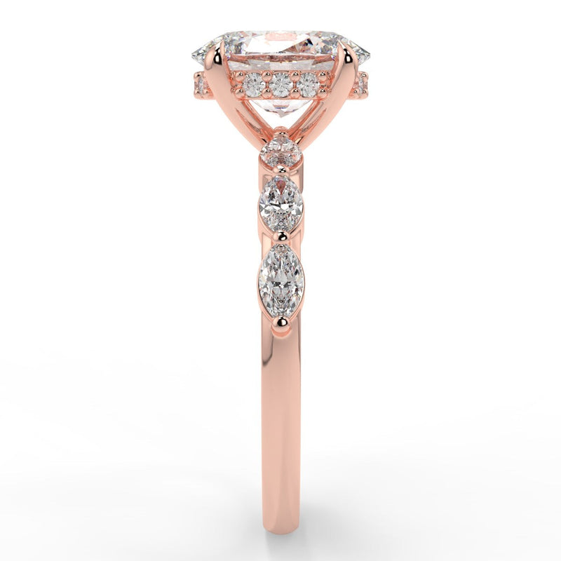 Stella Lab Created Diamond Engagement Ring