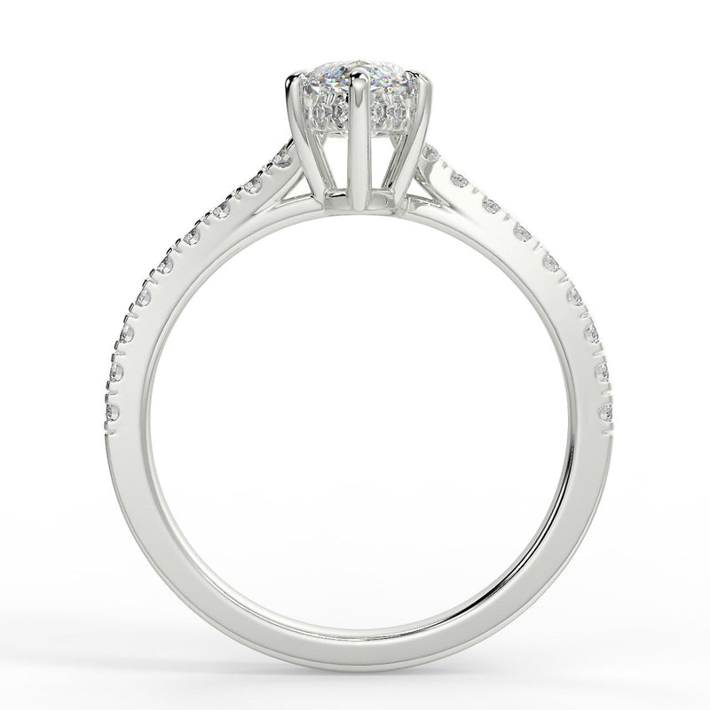 Thilda Lab Created Diamond Engagement Ring