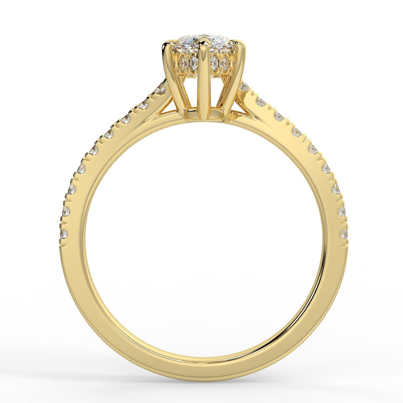 Thilda Lab Created Diamond Engagement Ring