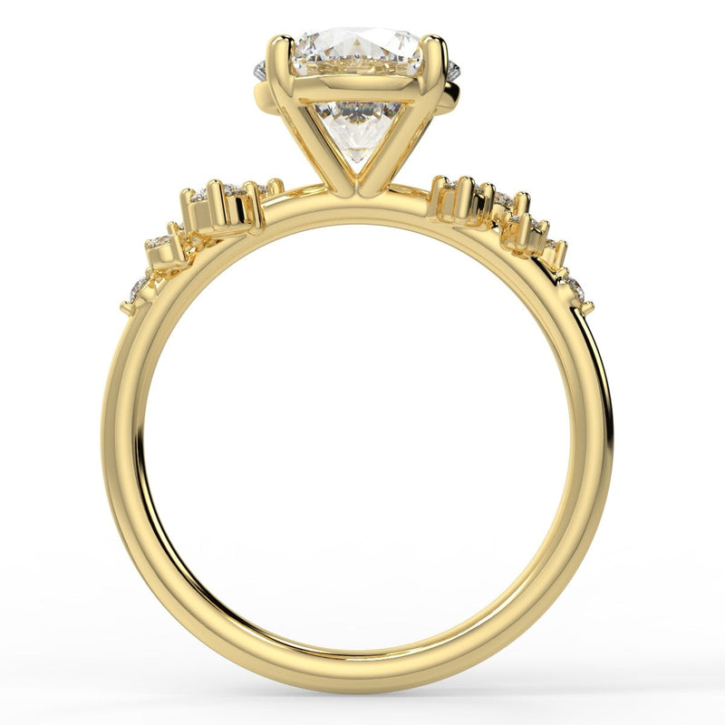 Vega Lab Created Diamond Engagement Ring