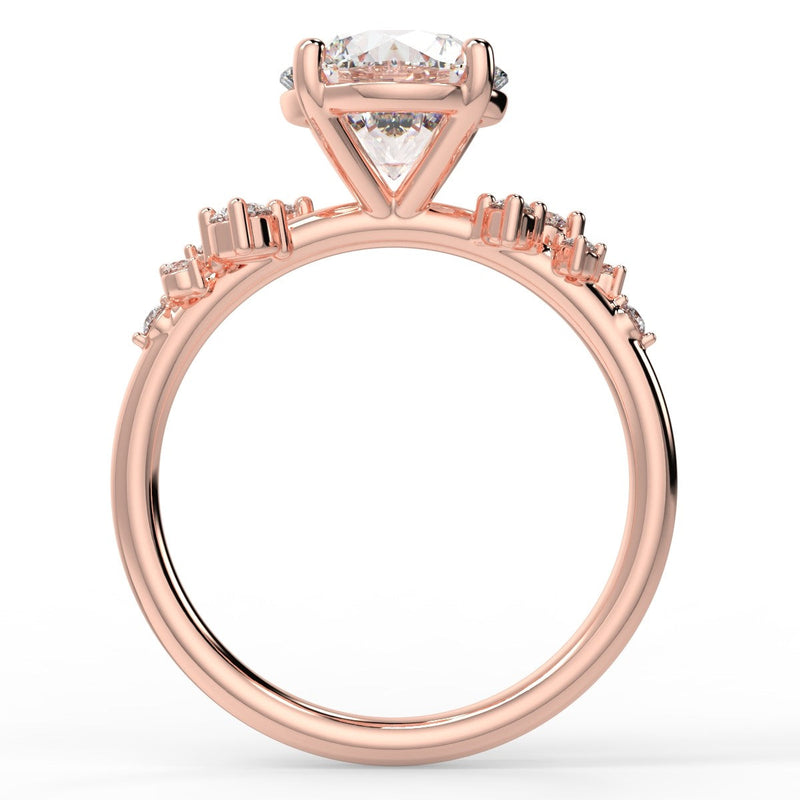 Vega Lab Created Diamond Engagement Ring