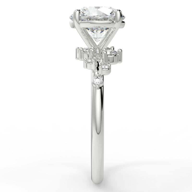 Vega Lab Created Diamond Engagement Ring