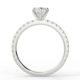 Yvette Lab Created Diamond Engagement Ring