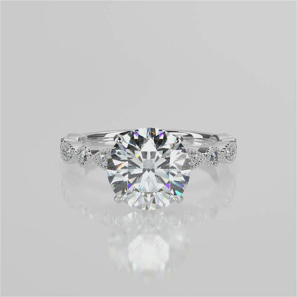 Athena Moissanite Engagement Ring