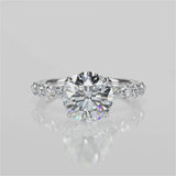 Raina Moissanite Engagement Ring