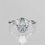 Jaqueline Moissanite Engagement Ring