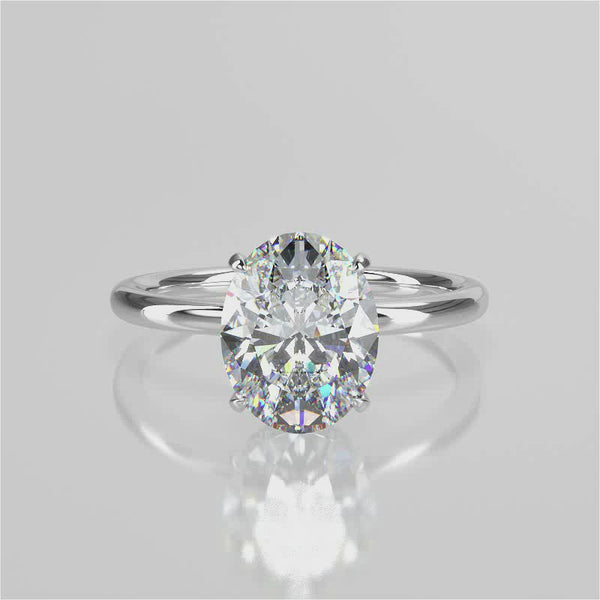 Jaqueline Moissanite Engagement Ring