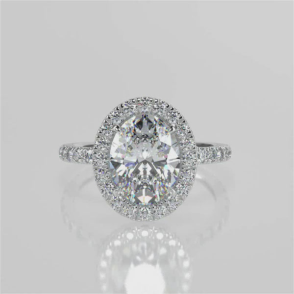 Jazlyn Moissanite Engagement Ring