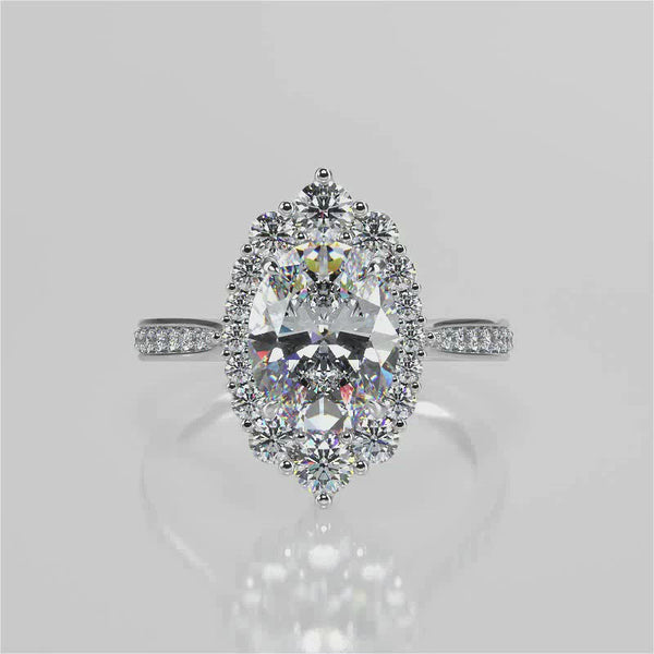 Antoinette Moissanite Engagement Ring