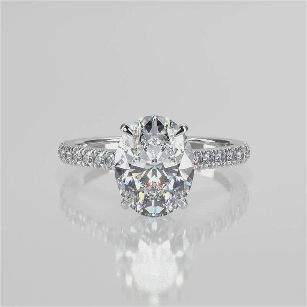 Dantella Moissanite Engagement Ring