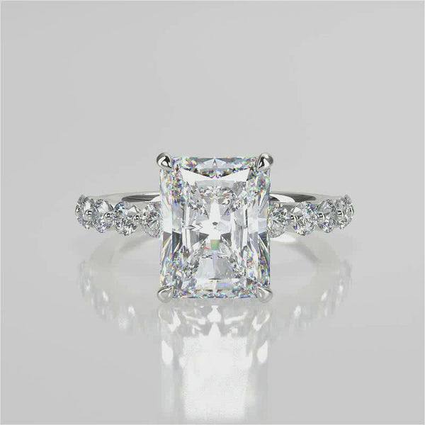 Aria Moissanite Engagement Ring