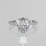 Charlotte Moissanite Engagement Ring