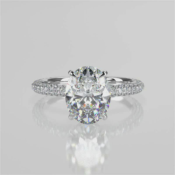 Charlotte Moissanite Engagement Ring