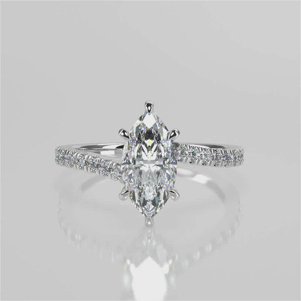 Thilda Moissanite Engagement Ring