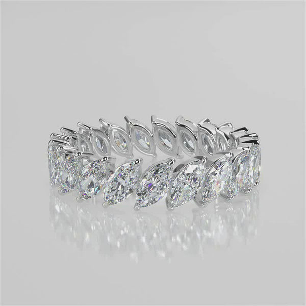 Cosette Wedding Band - Lab Created Diamond