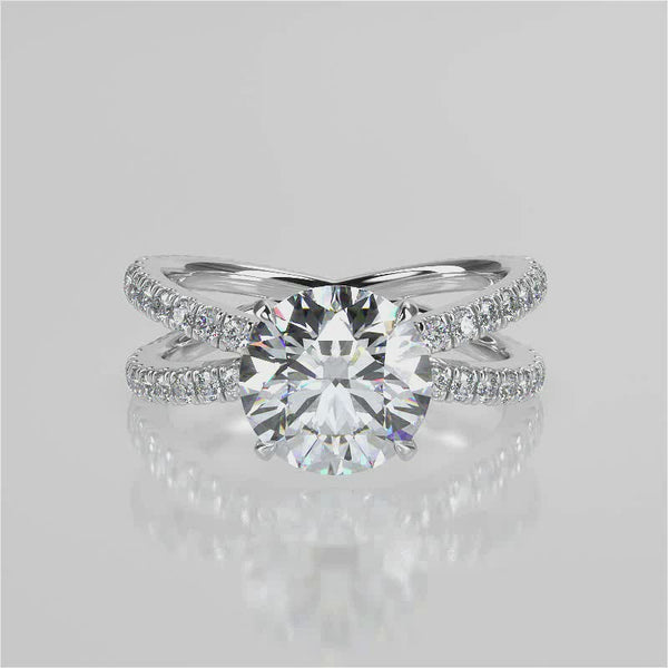 Zoe Moissanite Engagement Ring