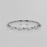 Ida Wedding Band - Lab Created Diamond