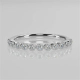 Soleil Wedding Band - Lab Created Diamond