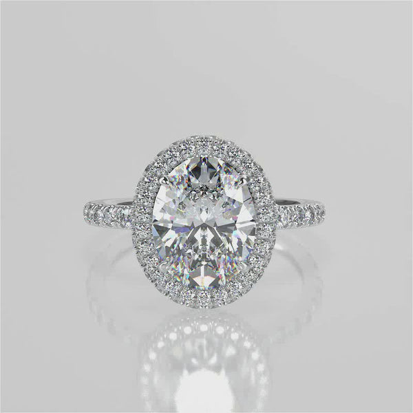 Raquel Moissanite Engagement Ring