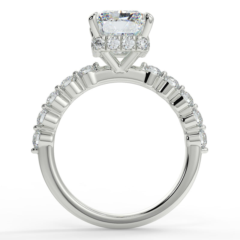 Aria Moissanite Engagement Ring