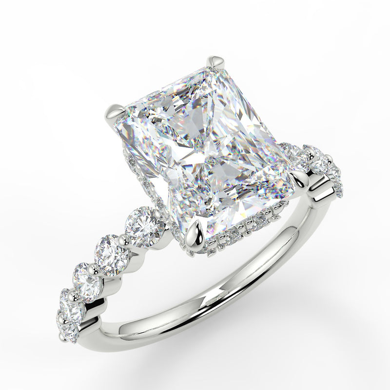 Aria Moissanite Engagement Ring