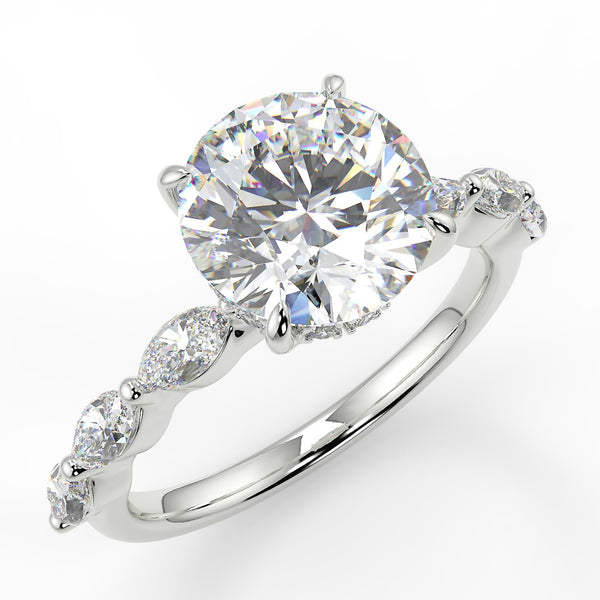 Ariana Moissanite Engagement Ring