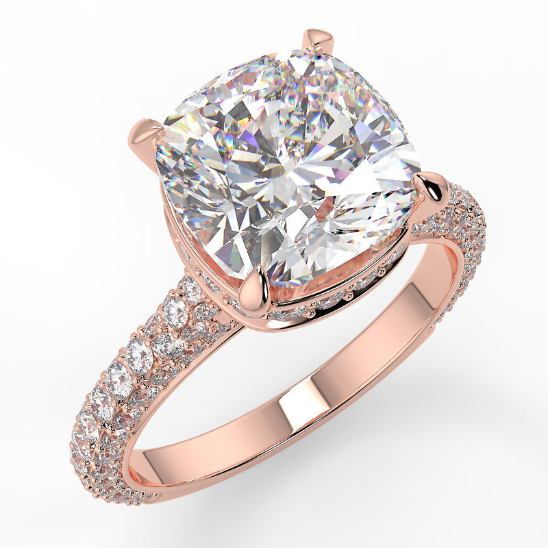 Lavinia Moissanite Engagement Ring