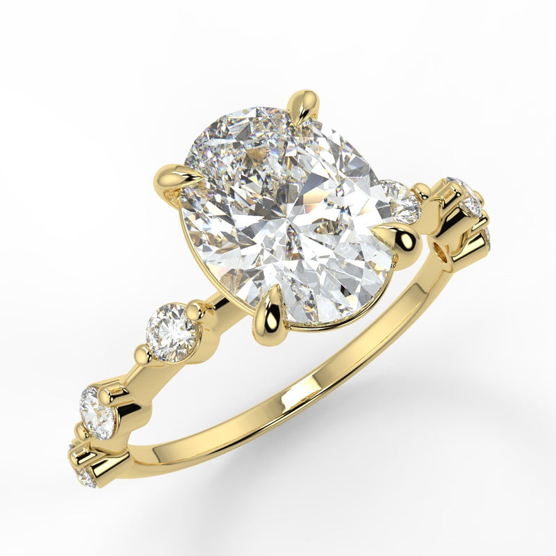 Mireille Moissanite Engagement Ring