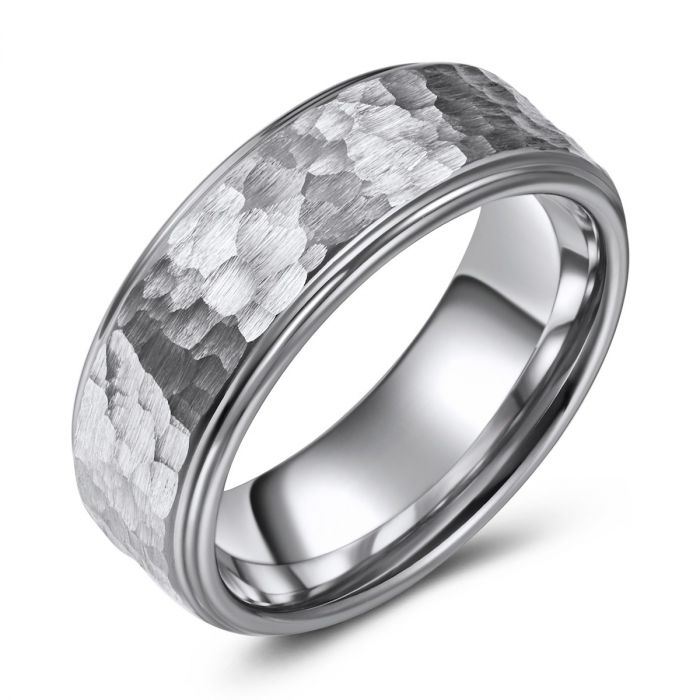 Men's wedding band in silver Tungsten 44864_22