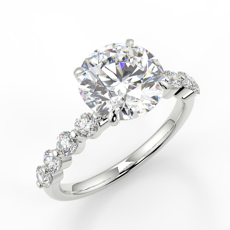 Raina Moissanite Engagement Ring