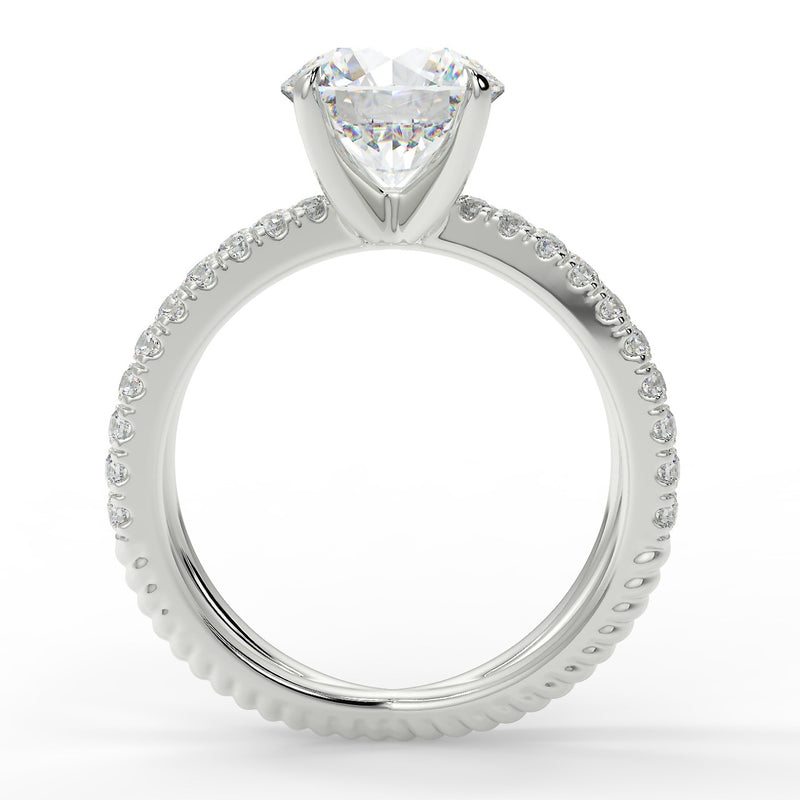 Zoe Moissanite Engagement Ring