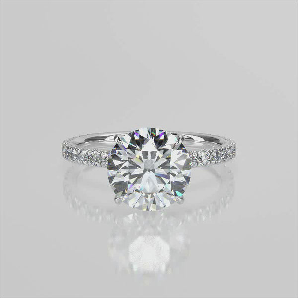 Gardenia Moissanite Engagement Ring