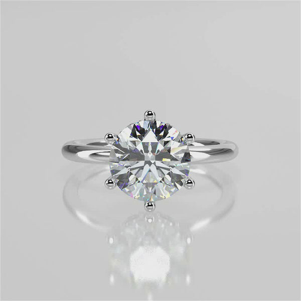 Whisper Moissanite Engagement Ring